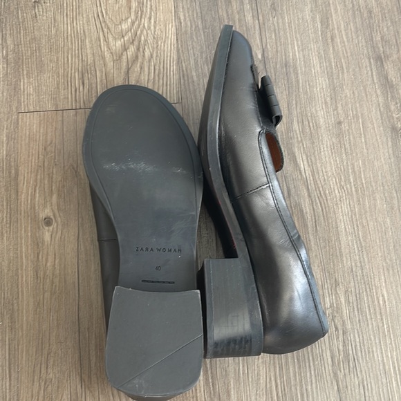 Zara Women Black Loafers - Picture 6 of 8